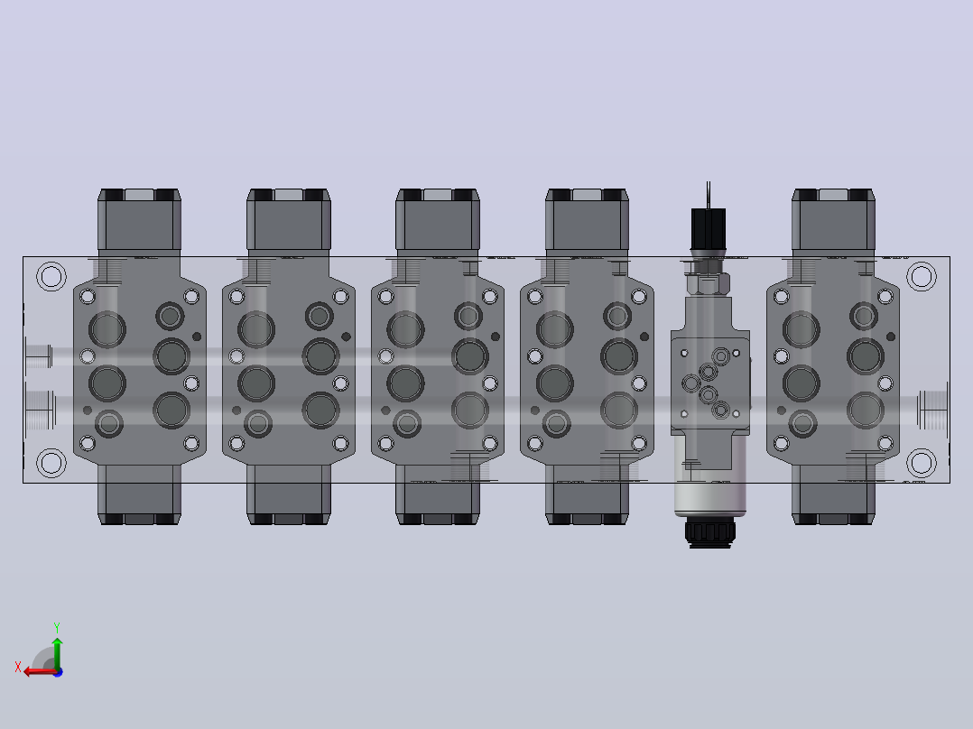 900T架桥机液压系统设计（SW+CAD+说明书）后视图