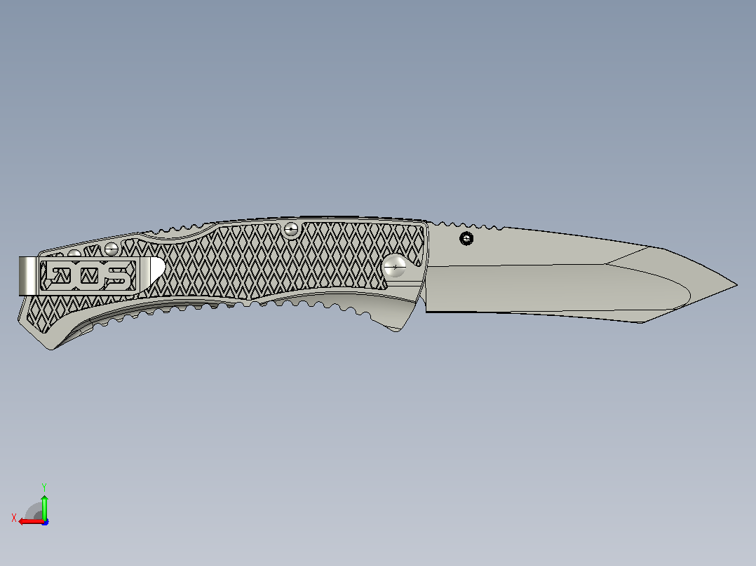 SOG Tanto（我的小刀后视图