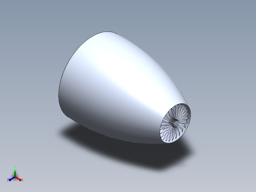 solidworks中的喷气发动机设计正等轴测缩略图