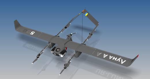带氢动力电池的 VTOL 无人机缩略图