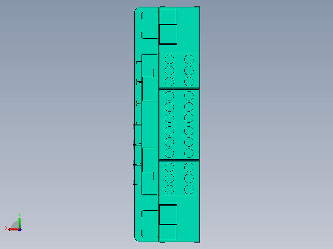 clamp set铣床用螺柱夹具step后视图