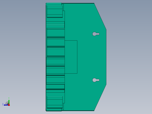 clamp set铣床用螺柱夹具step右视缩略图