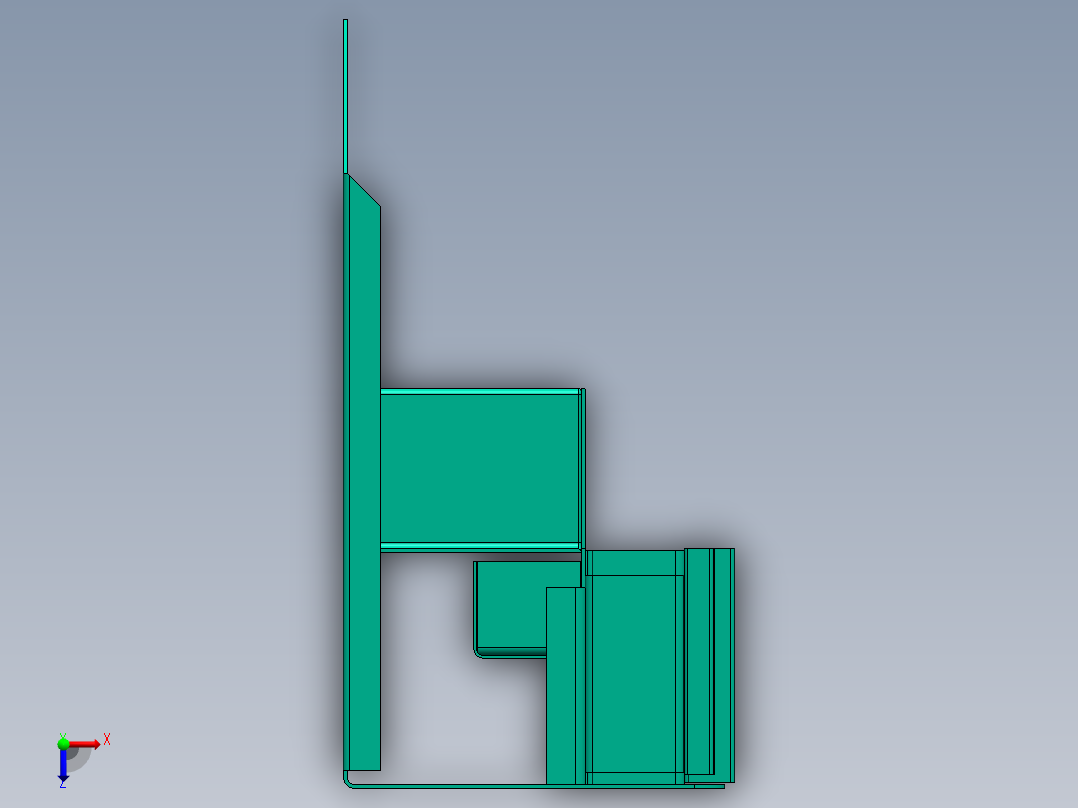 clamp set铣床用螺柱夹具step俯视图