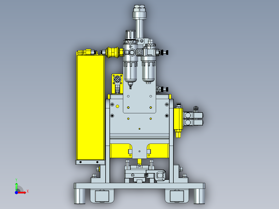切金属线夹具cero前视图
