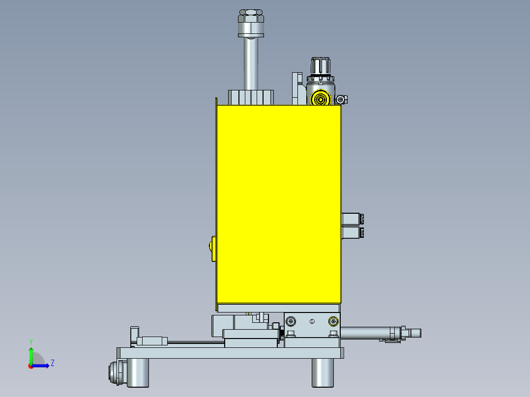 切金属线夹具cero左视图
