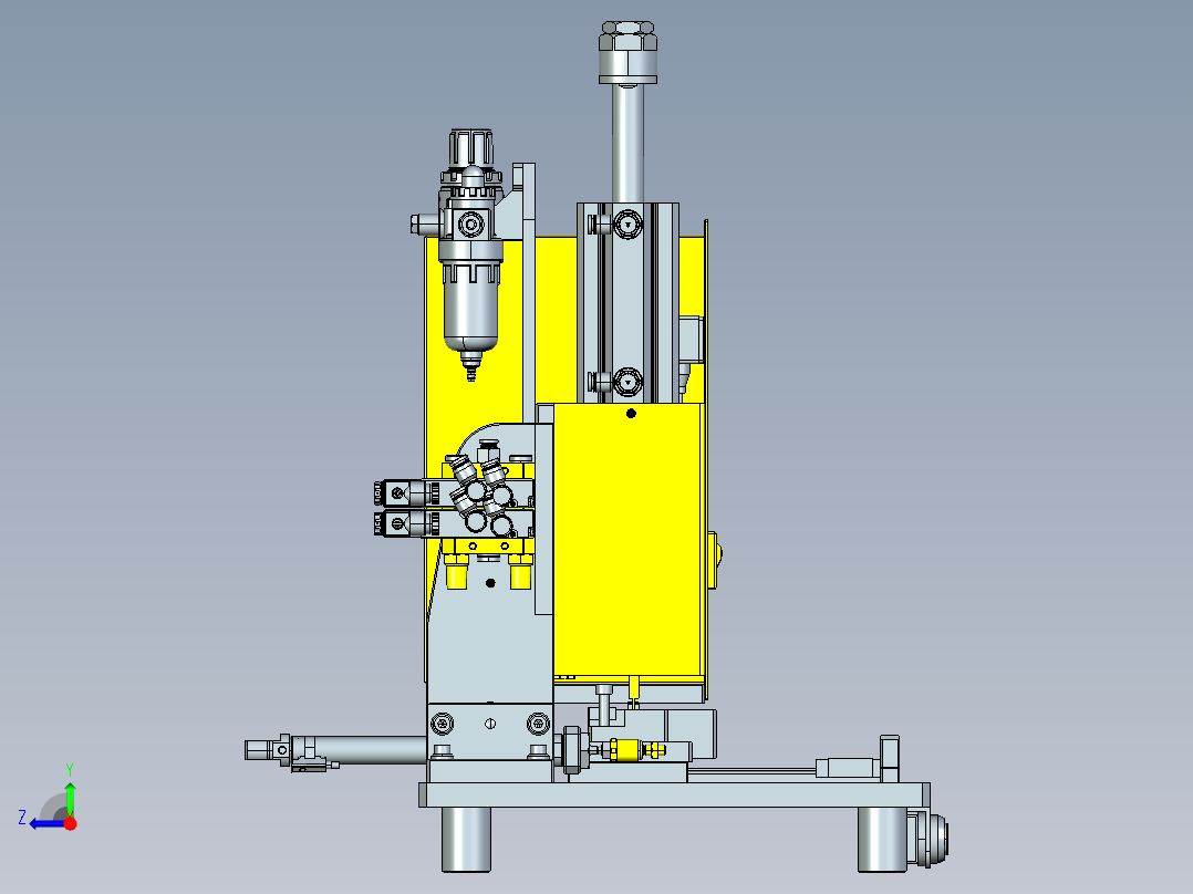 切金属线夹具cero右视图