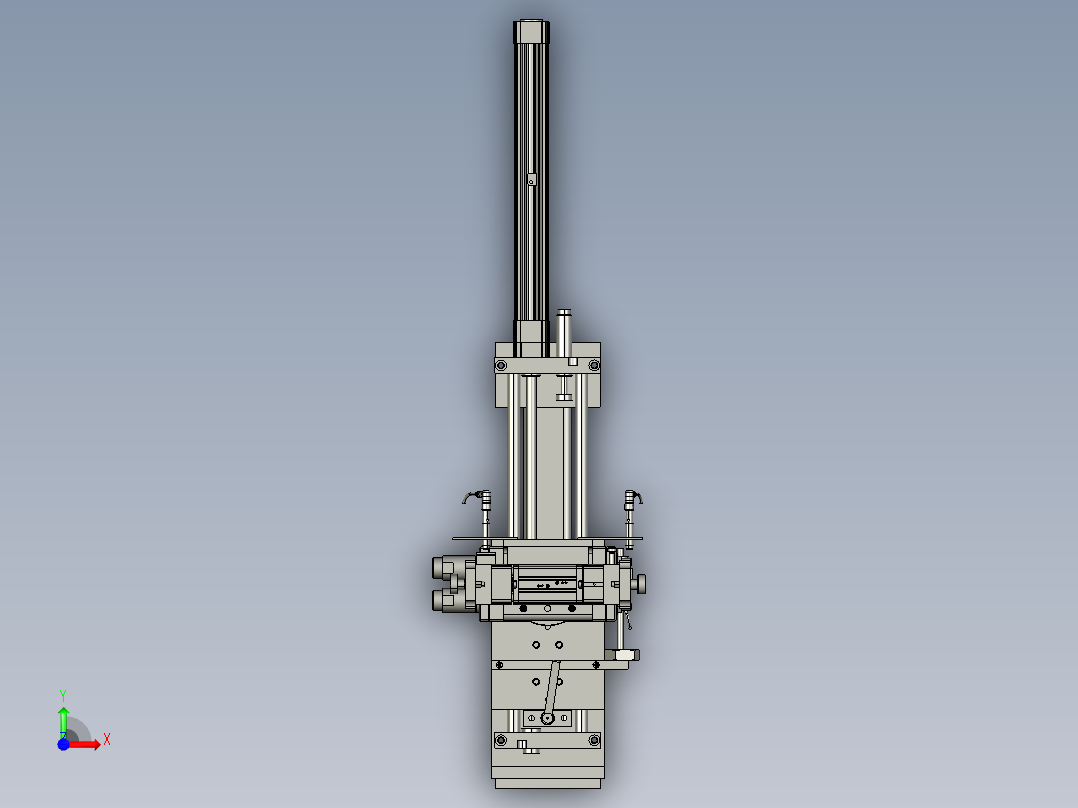 翻转机构前视图
