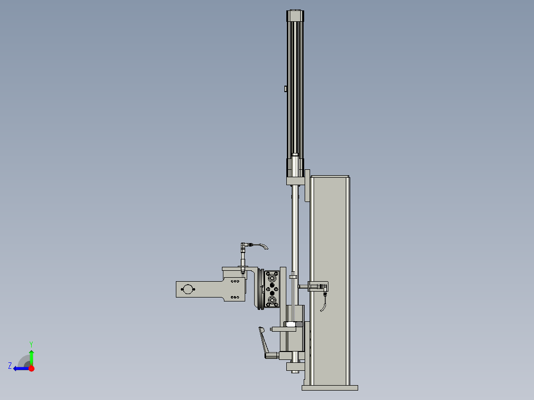 翻转机构右视图