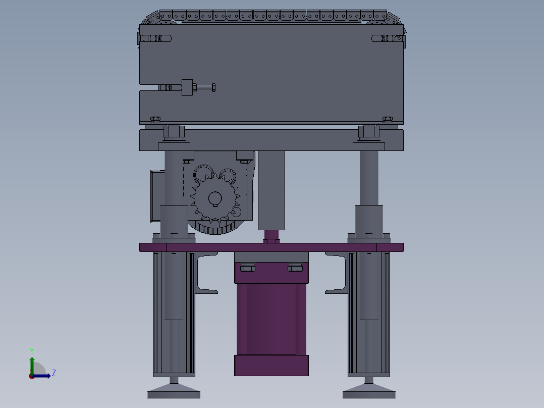 G880 顶升移载机左视图