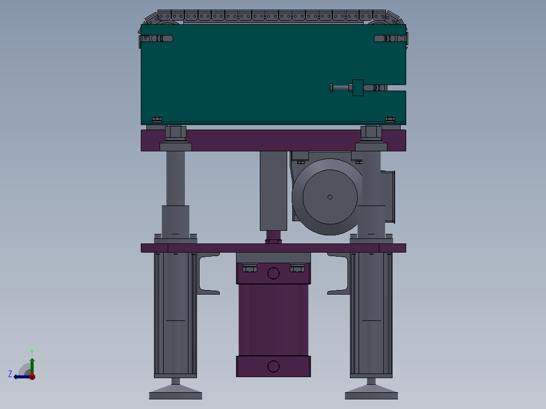 G880 顶升移载机右视图