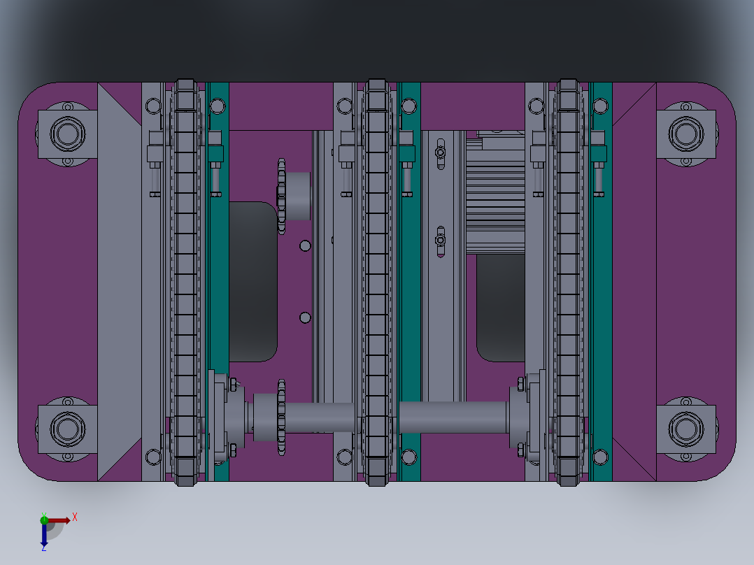 G880 顶升移载机俯视图