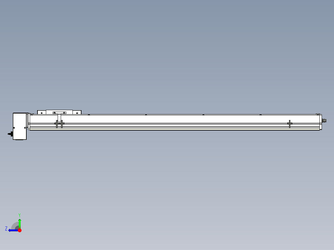 Toyo东佑达直线模组-ECB17-1200-RD右视图