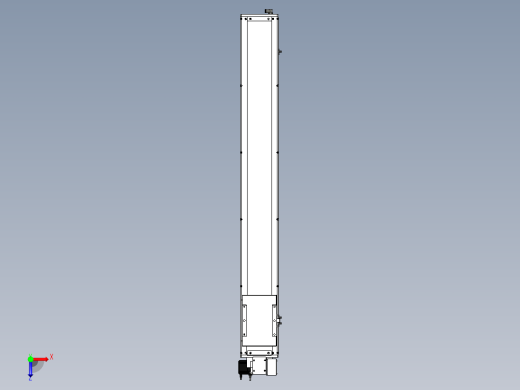 Toyo东佑达直线模组-ECB17-1200-RD俯视缩略图