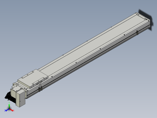 Toyo东佑达直线模组-ECB17-1200-RD正等轴测缩略图