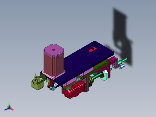 上下升降机构伺服打螺丝机构