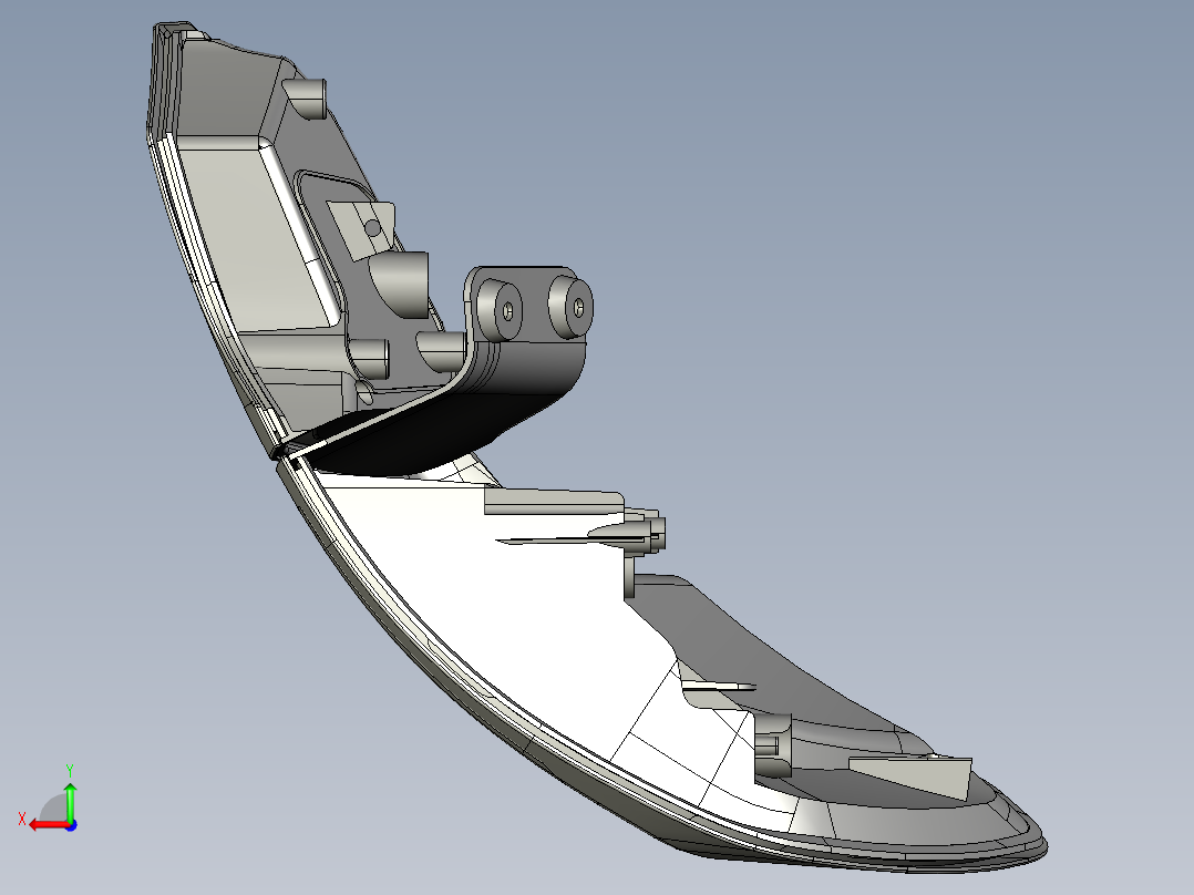 汽车尾灯3D设计874214后视图
