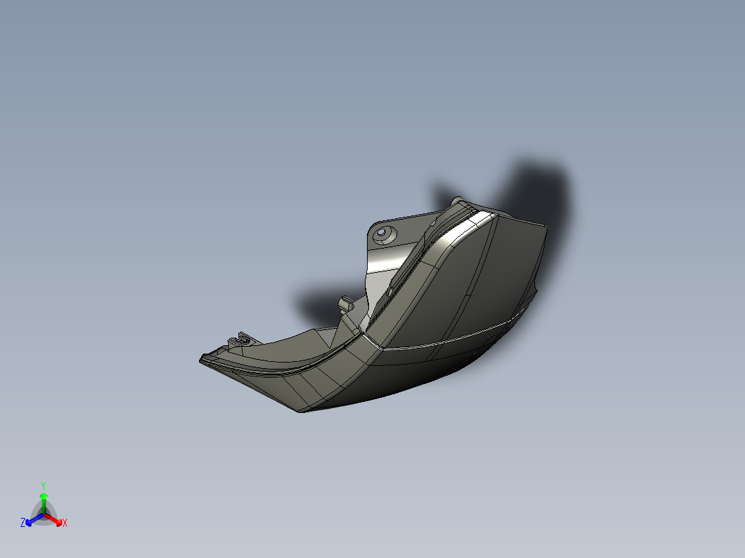汽车尾灯3D设计874214正等轴测图