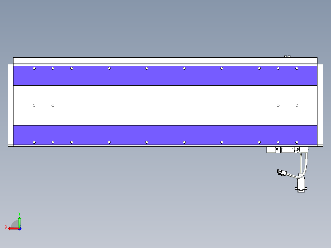 威洛博VL系列3d模型模组VL22H1Y-S650后视图