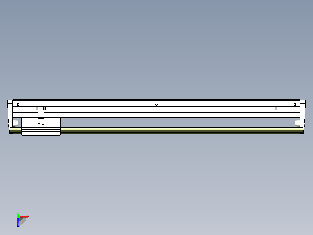威洛博VL系列3d模型模组VL22H1Y-S650俯视图