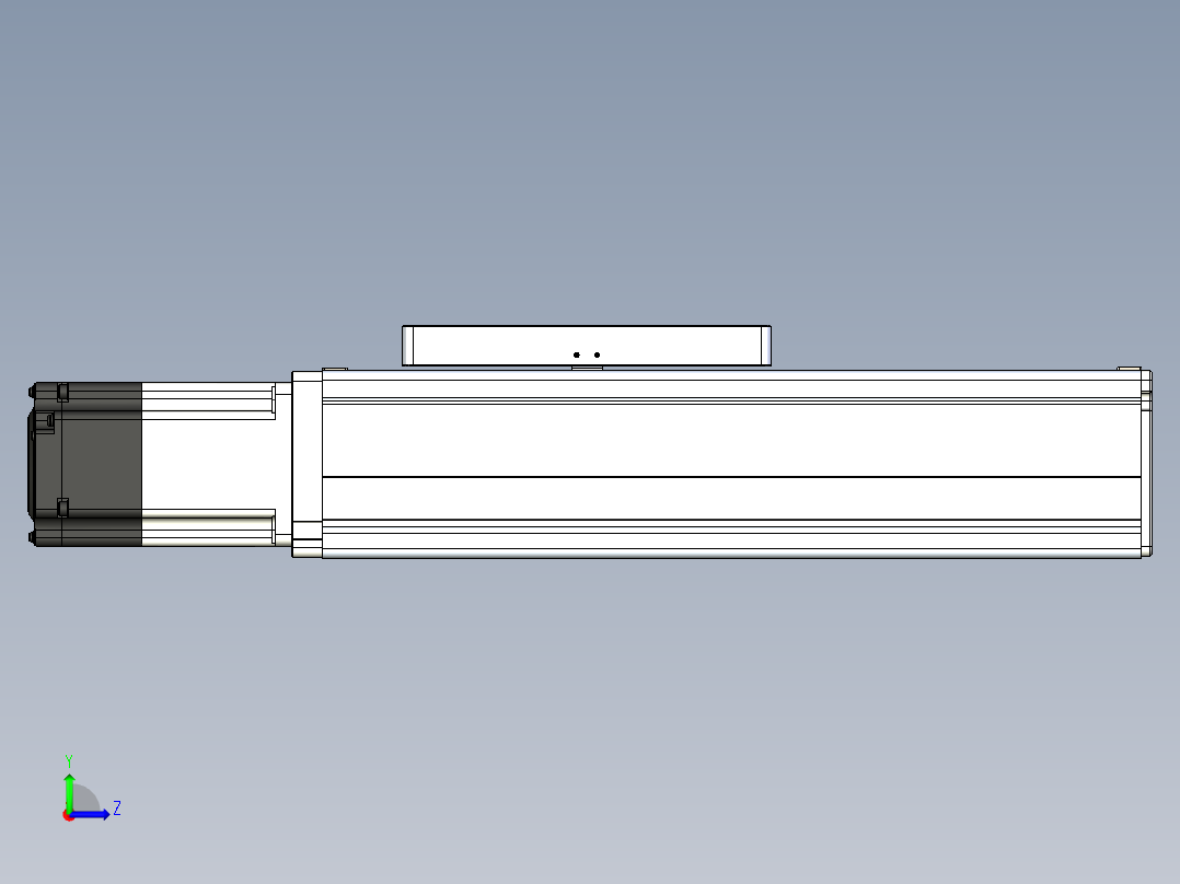 丝杠滑台-全封闭-EC17-Lx-C-S150-BC-P75-D3左视图