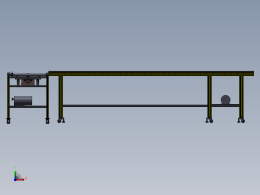 滚筒线体（带阻挡移载机构）前视缩略图