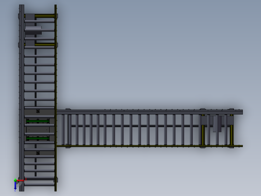 滚筒线体（带阻挡移载机构）俯视缩略图