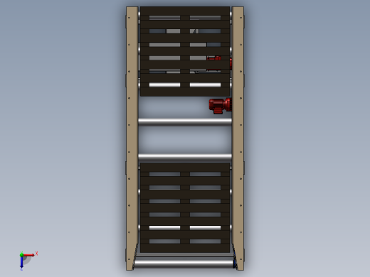 带升降机构的托盘输送机俯视缩略图