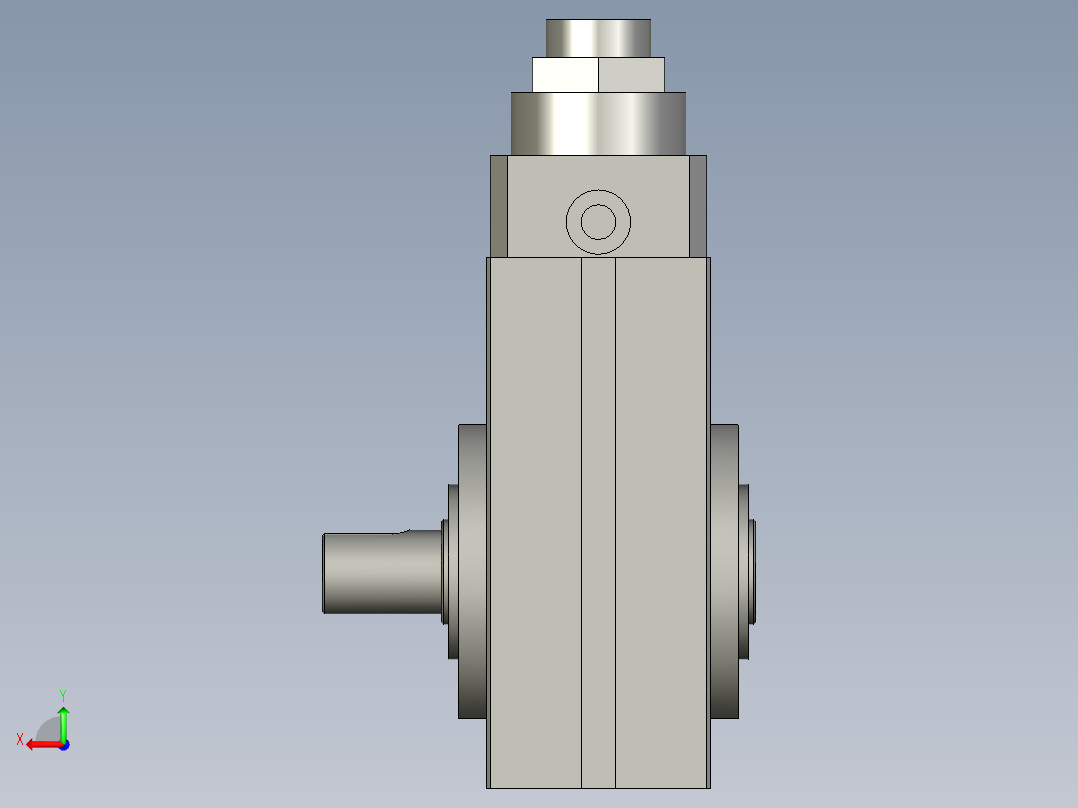 旋转气爪PRC25-90后视图