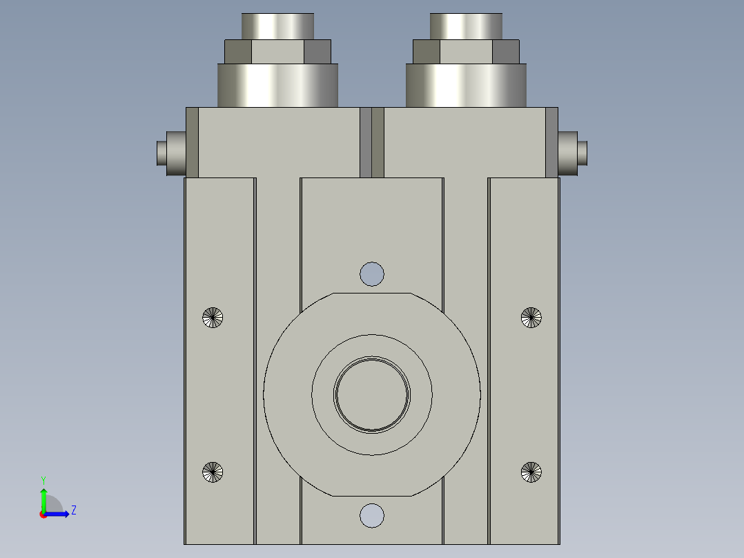 旋转气爪PRC25-90左视图