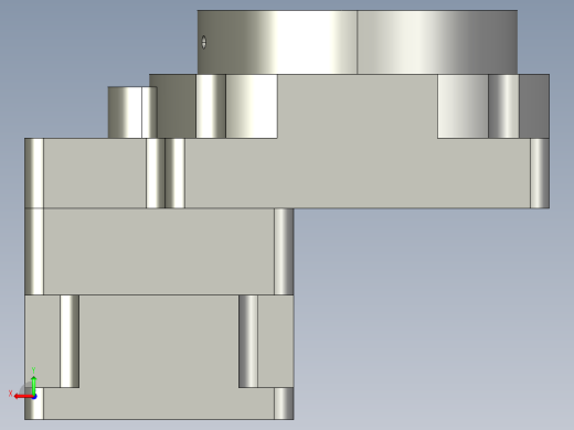 中空旋转平台KFN60-10模型(5-21 22-2 4-M3-31-31)后视缩略图