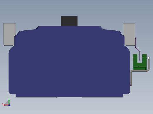电动滑台模组SDM120直连模型后视缩略图