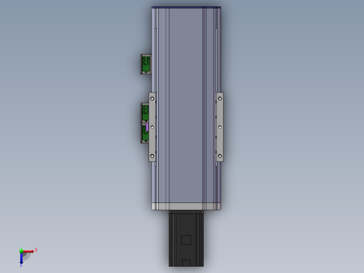 电动滑台模组SDM120直连模型俯视缩略图