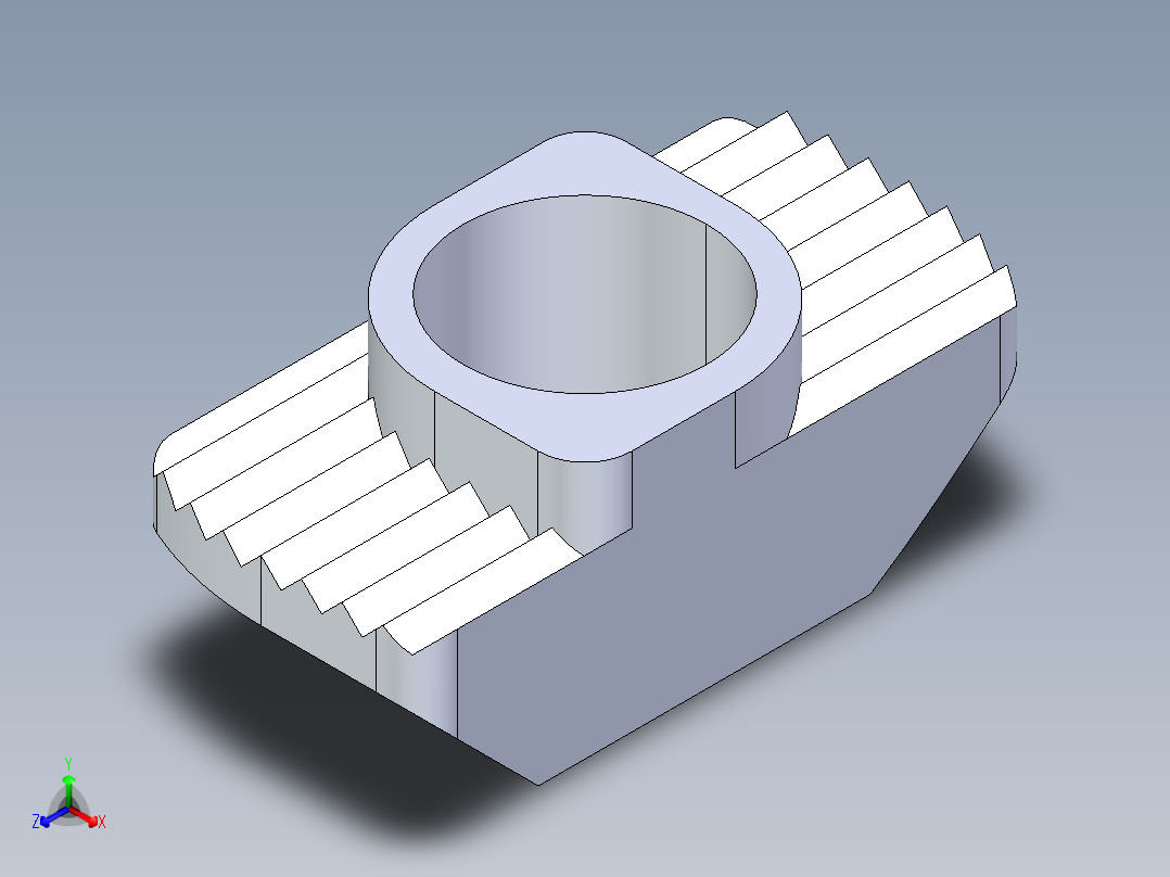 型材-BR 8 SLOT M6 T-NUT KJN501753主视图
