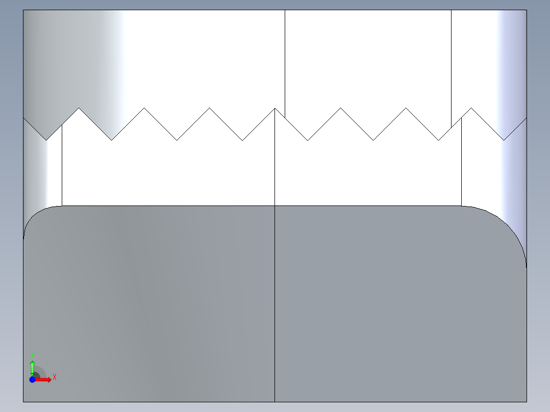 型材-BR 8 SLOT M6 T-NUT KJN501753前视图