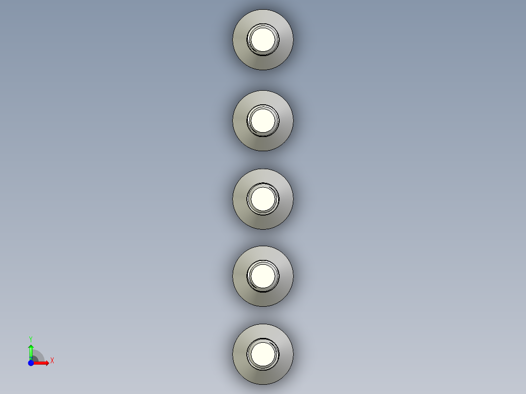 内六角螺栓-M16 Set_CSK Allen Bolt前视图