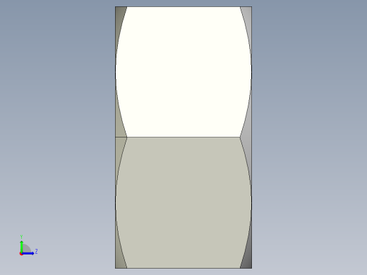 DIN 934 螺母-M33 Nut.STEP左视缩略图