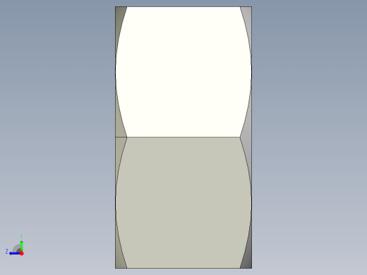 DIN 934 螺母-M33 Nut.STEP右视缩略图