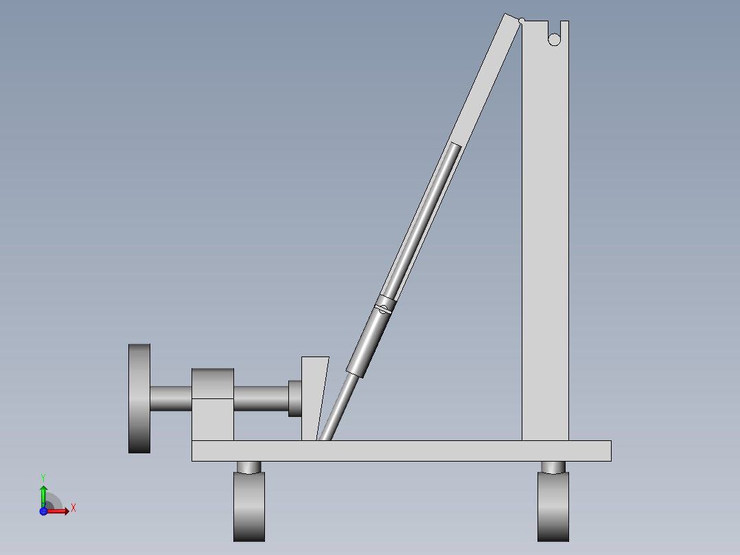 液晶面板保湿运输载具前视图