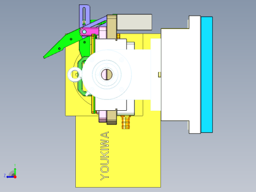 ZAZ00-D-笔记本CNC工装夹具三维模型CNC6-20150422右视缩略图