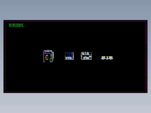 一层厨房方案图纸