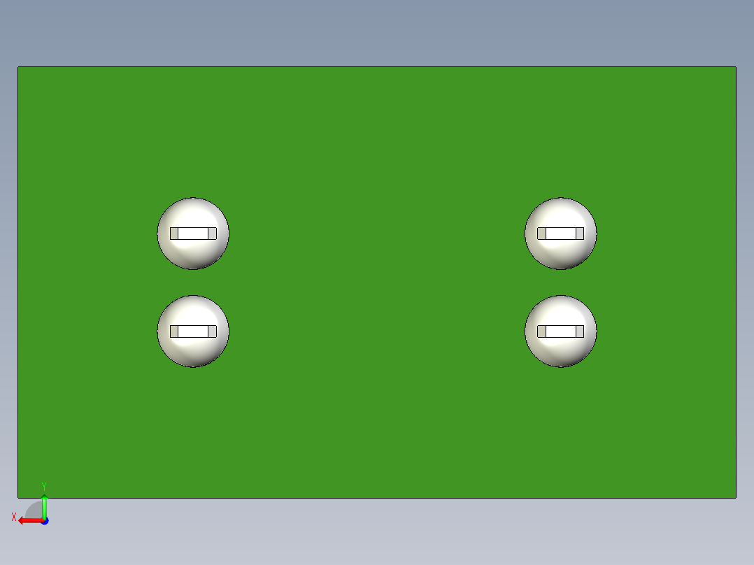 带PCB夹的薄型迷你刀片保险丝后视图