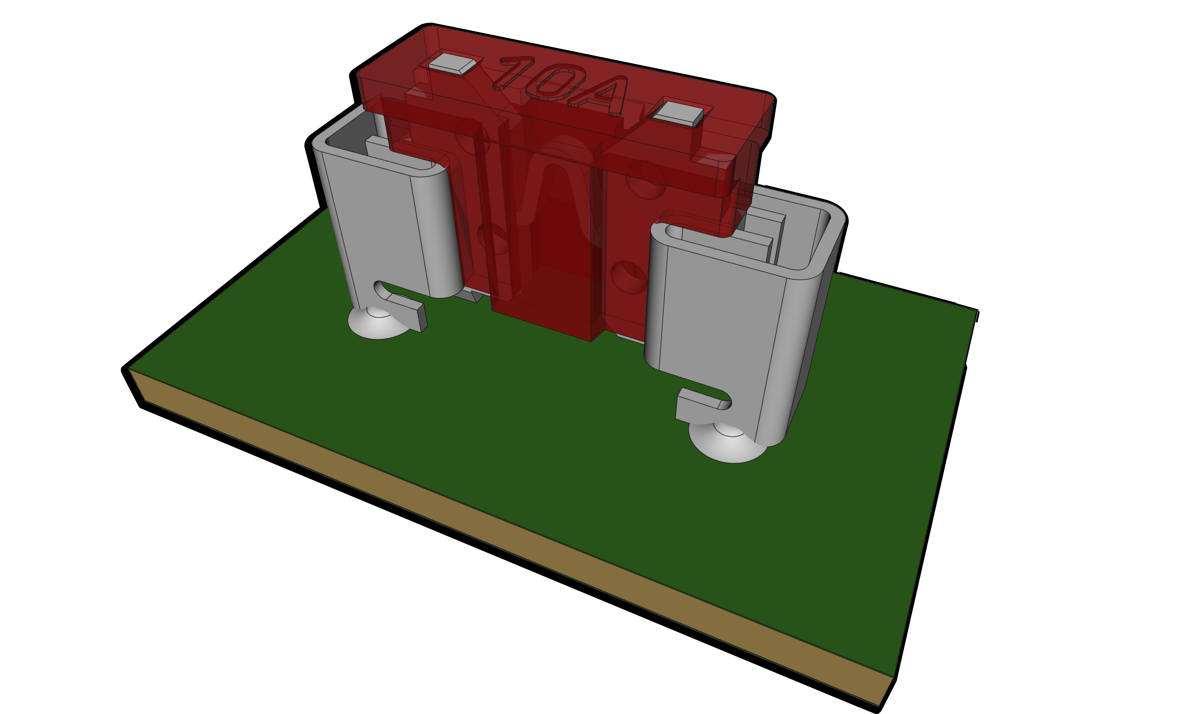 带PCB夹的薄型迷你刀片保险丝