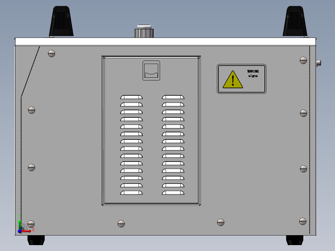 工业水冷机 1314152前视图