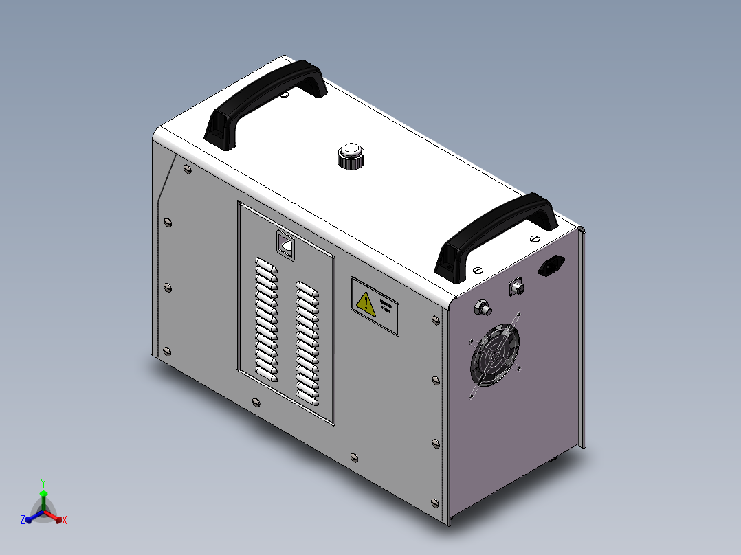 工业水冷机 1314152正等轴测图