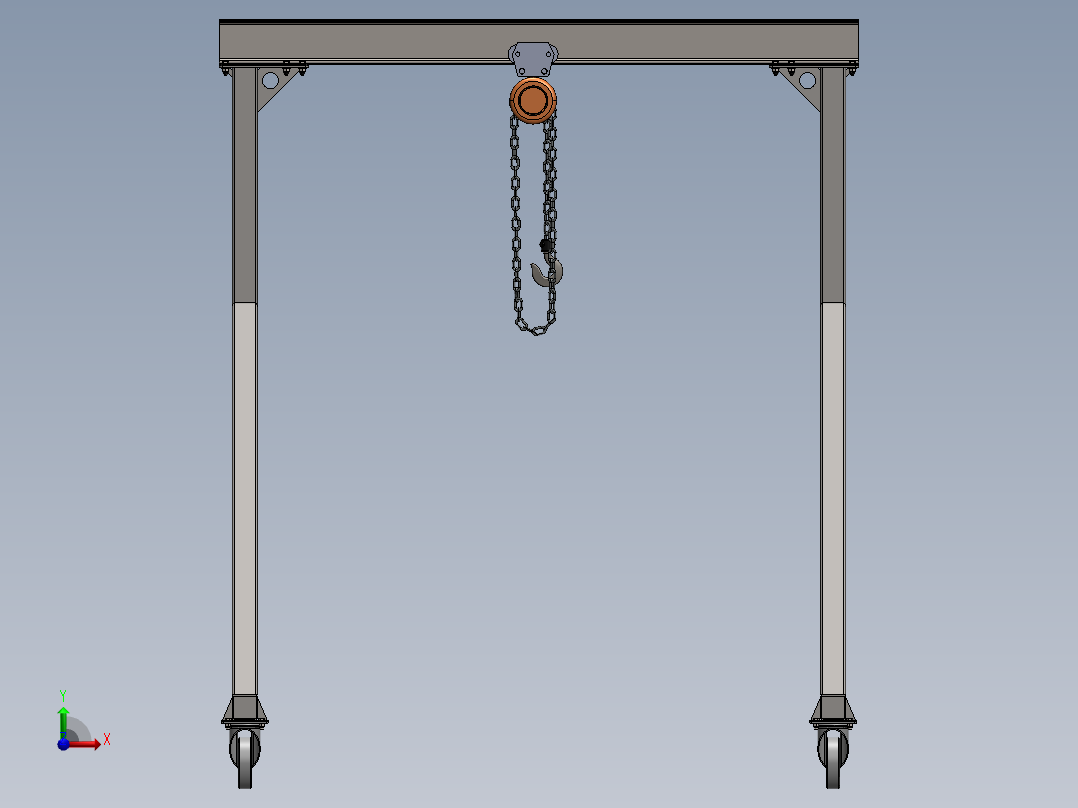 龙门架(23)前视图