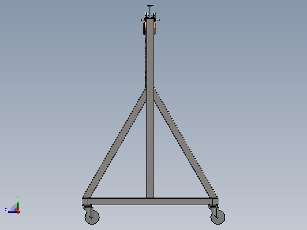 龙门架(23)右视图