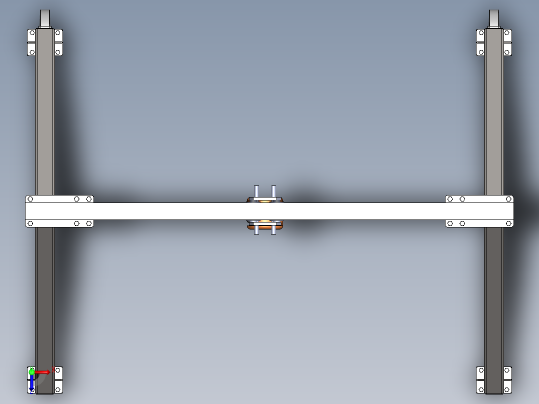 龙门架(23)俯视图