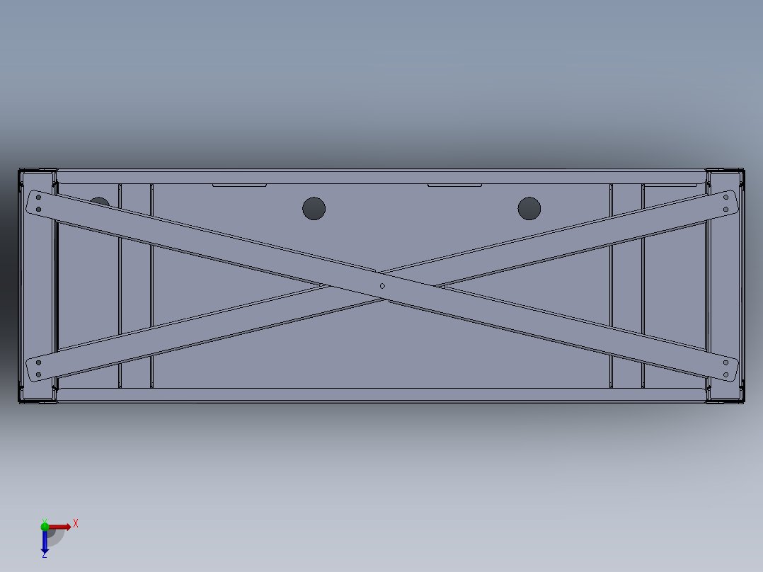 货架、可移动中型货架俯视图
