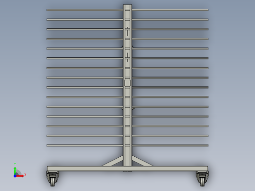 B2004586-玻璃运输推车（双面）前视缩略图