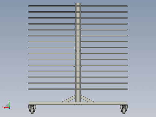 B2004586-玻璃运输推车（双面）后视缩略图